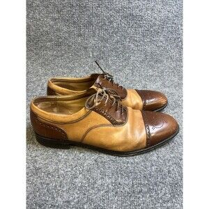 Loake Woodstock Size UK 11 G US 12 Tan Brown Leather Mens Shoes